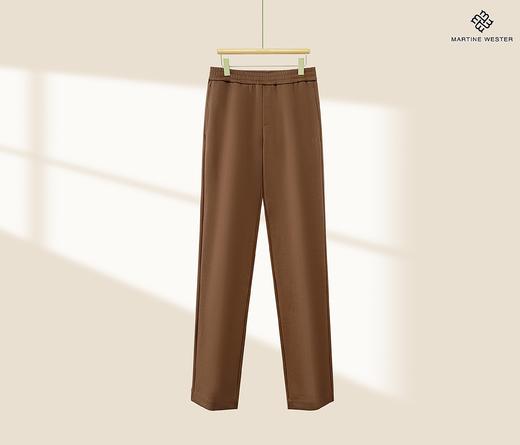 Martine Wester 男款羊毛起绒面料松紧腰直脚口卫裤 11115509 商品图1