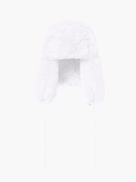 Goldbergh - CHER fluffy aviator hat - White - 女装 - 帽子 - 白色