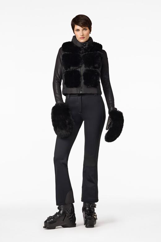 Goldbergh - CHIC bodywarmer FAUX - Black - 女装 - 背心 - 黑色 商品图3