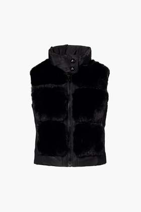 Goldbergh - CHIC bodywarmer FAUX - Black - 女装 - 背心 - 黑色