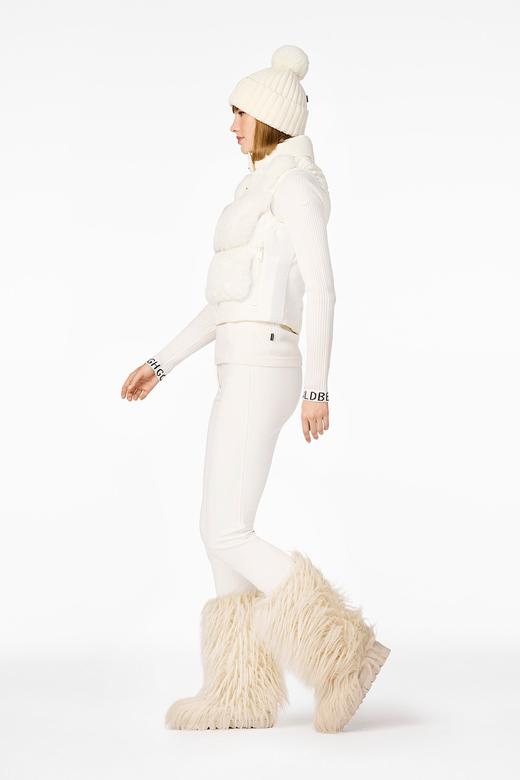 Goldbergh - CHIC bodywarmer FAUX - cream - 女装 - 背心 - 奶油色 商品图4