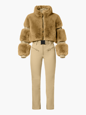 Goldbergh - LIEKE ski suit - caramello - 女装 - 连体滑雪服 - 焦糖色