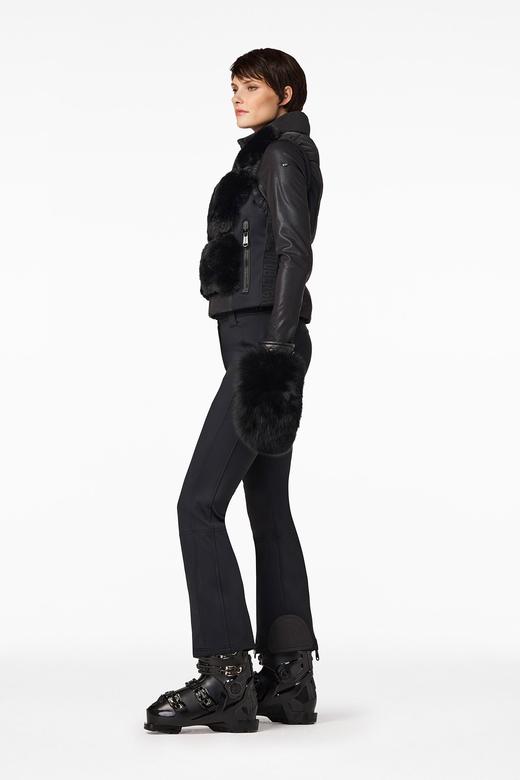 Goldbergh - CHIC bodywarmer FAUX - Black - 女装 - 背心 - 黑色 商品图5