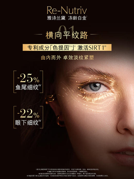 雅诗兰黛 白金6D黑钻眼霜15ml 商品图2