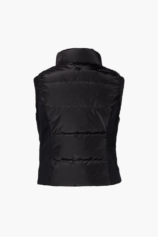 Goldbergh - CHIC bodywarmer FAUX - Black - 女装 - 背心 - 黑色 商品图1