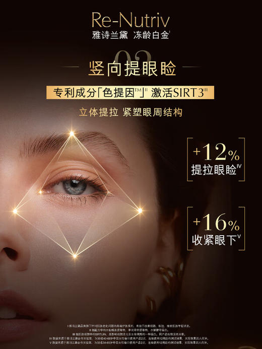 雅诗兰黛 白金6D黑钻眼霜15ml 商品图3