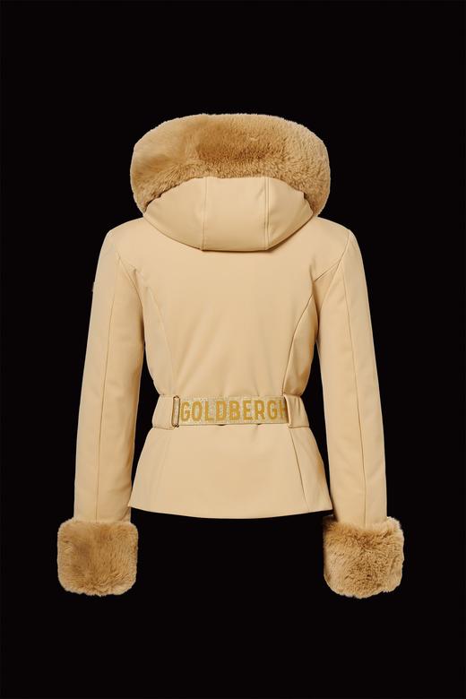 Goldbergh - PREZIOSO ski jacket FAUX BORDER - caramello - 女装 - 滑雪夹克 - 焦糖色 商品图1