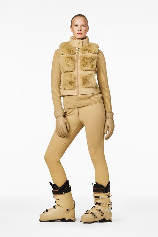 Goldbergh - CHIC bodywarmer FAUX - caramello - 女装 - 背心 - 焦糖色 商品图3