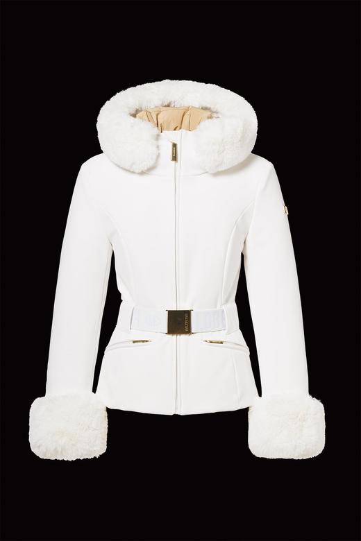 Goldbergh - PREZIOSO ski jacket FAUX BORDER - cream - 女装 - 滑雪夹克 - 奶油色 商品图0