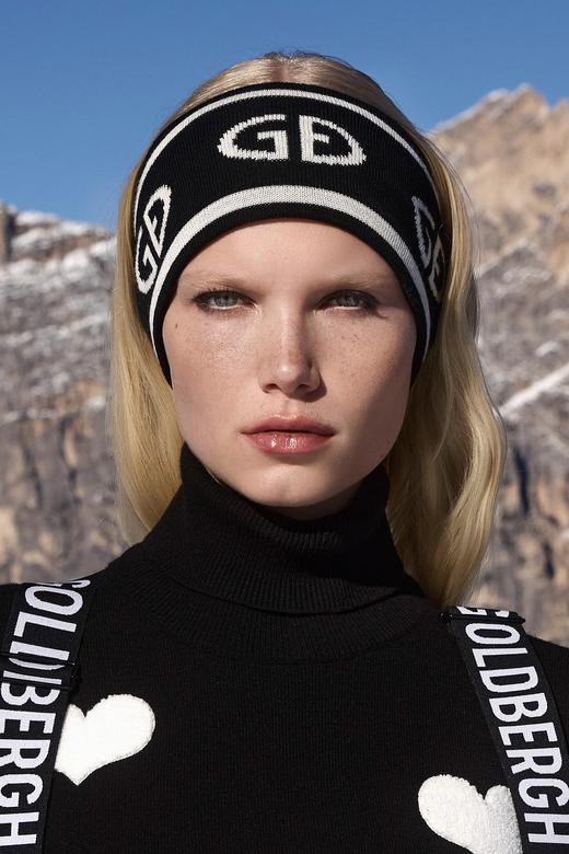 Goldbergh - TIARA headband - black/cream - 配件 - 头带 - 黑色/奶油色 商品图2