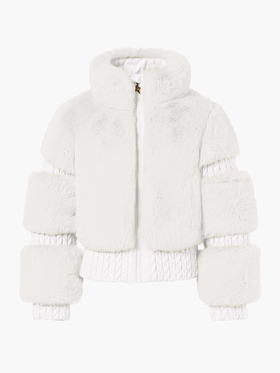 Goldbergh - FURRY ski jacket - cream - 女装 - 滑雪夹克 - 奶油色