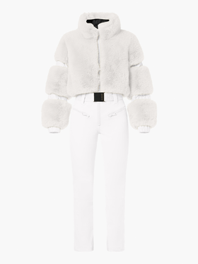 Goldbergh - LIEKE ski suit - cream - 女装 - 连体滑雪服 - 奶油色