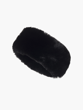 Goldbergh - FROID fluffy headband - Black - 配件 - 头带 - 黑色