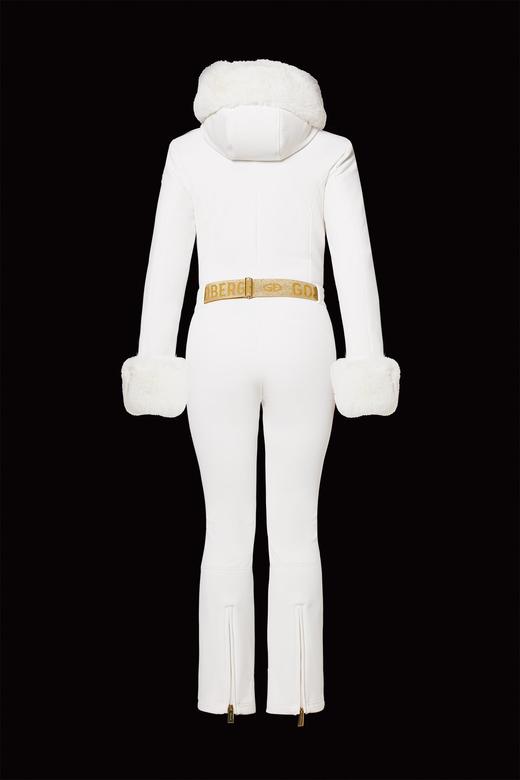 Goldbergh - VITA ski suit FAUX BORDER - cream - 女装 - 连体滑雪服 - 奶油色 商品图3