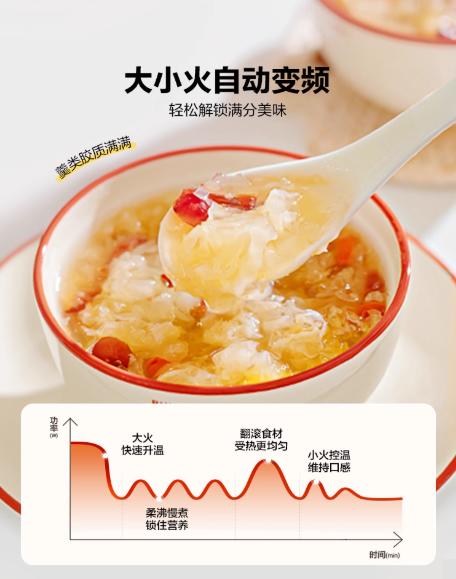 北鼎全自动12小时恒温养生壶K123本白色（1.5L） 商品图2