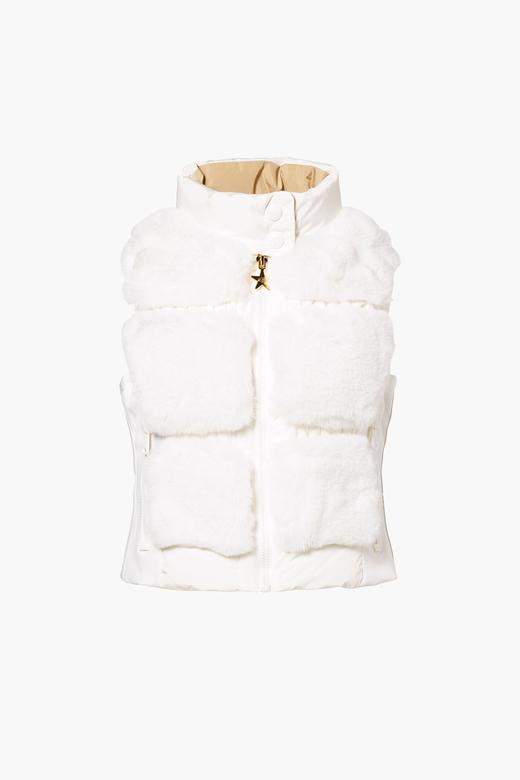 Goldbergh - CHIC bodywarmer FAUX - cream - 女装 - 背心 - 奶油色 商品图0