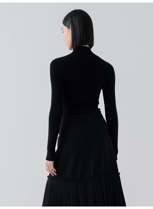 VogoPetite2025女士100%羊绒半高领衫BP141E1310 商品图7