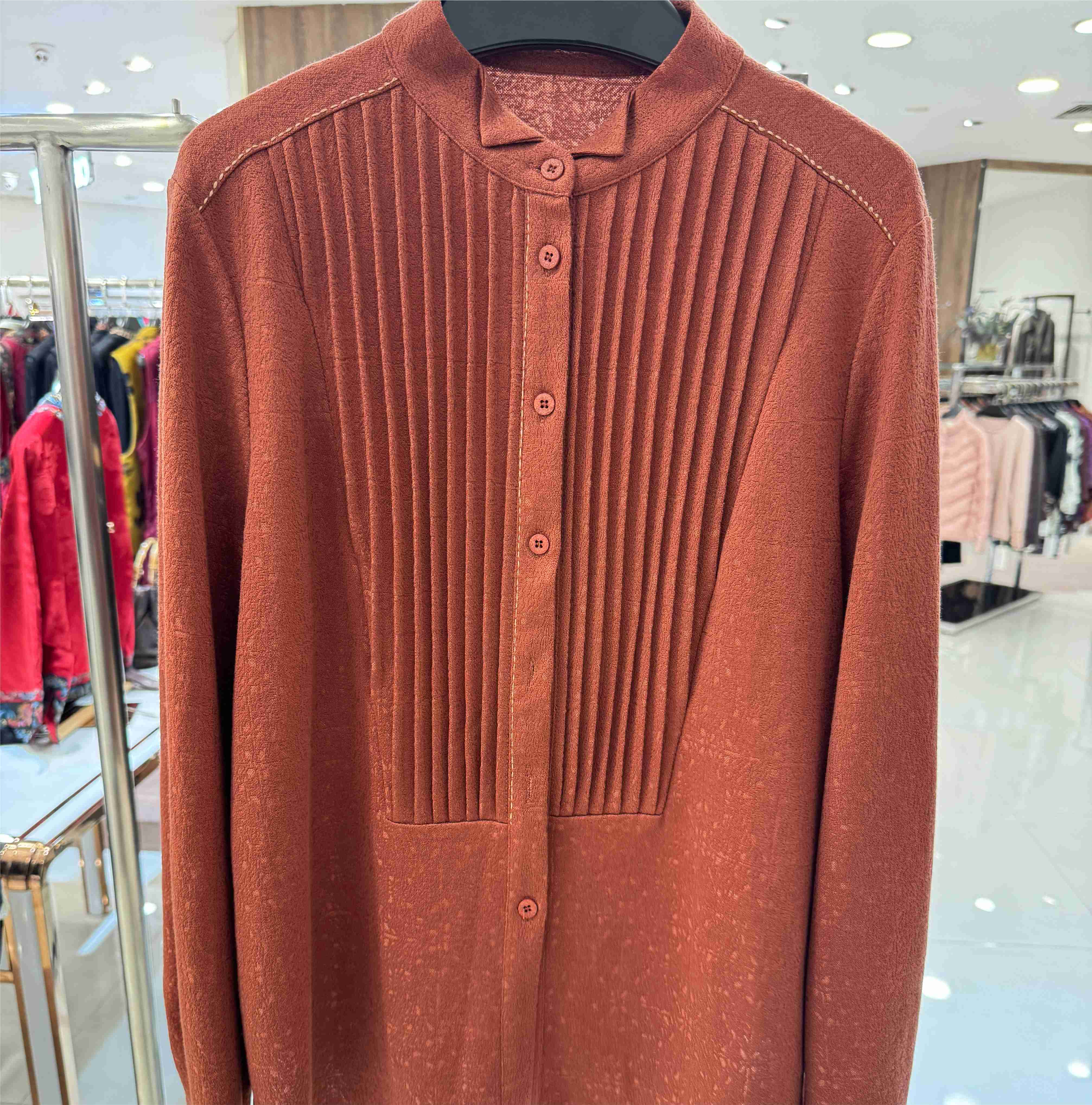 缇汇绣绵羊毛衬衣1199