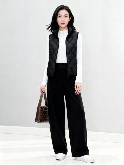 L1热销200+臣禾	【雪花裤】松紧腰休闲裤含蚕丝羊毛茧型裤 立体垂坠有型	JZ253061575 商品图12