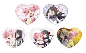 魔法少女小圆 叛逆的物语 爱心型徽章 吧唧 5包/盒 国谷