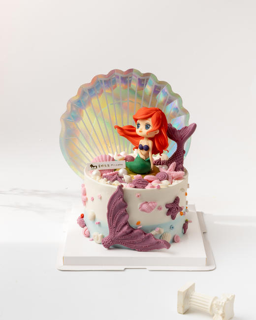 美人鱼公主生日蛋糕（百分百进口动物奶油） 商品图0