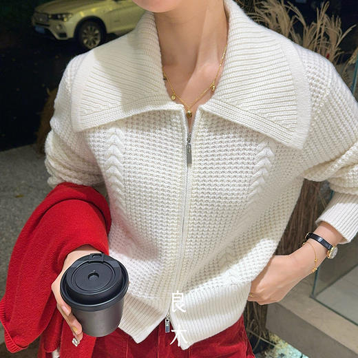 【预售7天】良木礼山羊绒开衫（D25103417） 商品图1