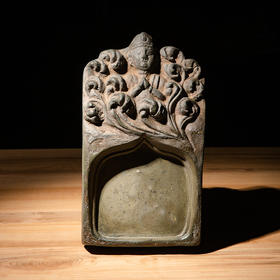 北朝佛造像古砖制砚