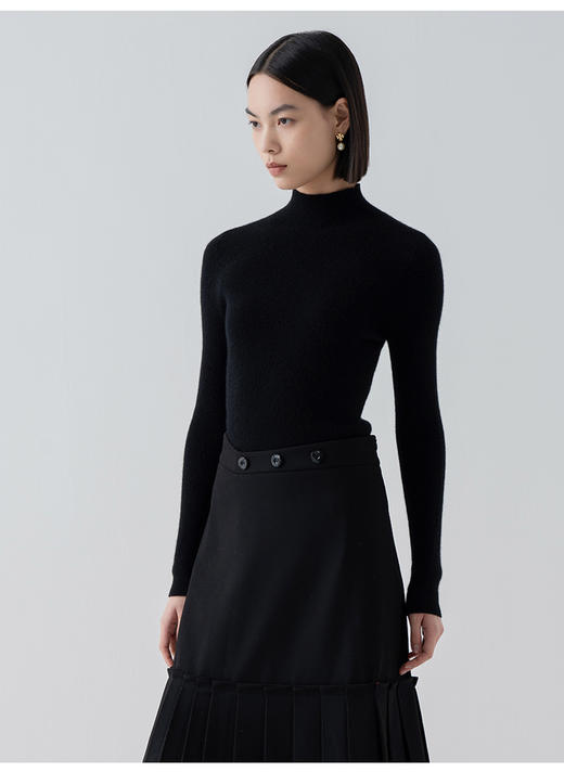 VogoPetite2025女士100%羊绒半高领衫BP141E1310 商品图6