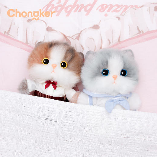 Chongker/宠客 猫咪玩偶布偶三花猫磁吸摆件MBTI毛绒包 包挂件创意礼物 商品图3