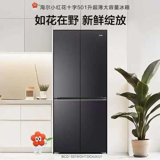 【天津】【海尔】冰箱_十字门彩晶双系统_BCD-501WGHTDC4JXU1【不包安装】 商品图0