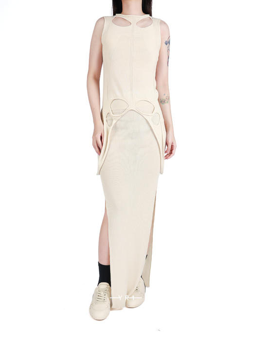 Rick Owens | CONCORDIANS 双侧开叉羊毛半裙 商品图3