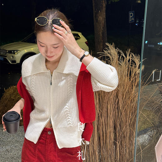 【预售7天】良木礼山羊绒开衫（D25103417） 商品图2