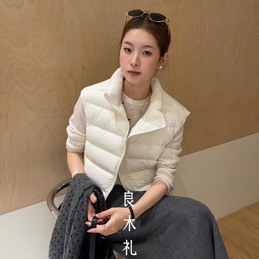 【特价不退换】【预售7天】良木礼鹅绒马甲（D25103429） 商品图4