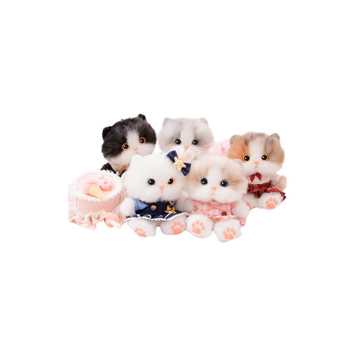 Chongker/宠客 猫咪玩偶布偶三花猫磁吸摆件MBTI毛绒包 包挂件创意礼物 商品图0