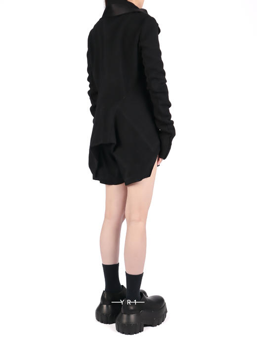 Rick Owens | CONCORDIANS 宽领不对称夹克 商品图3