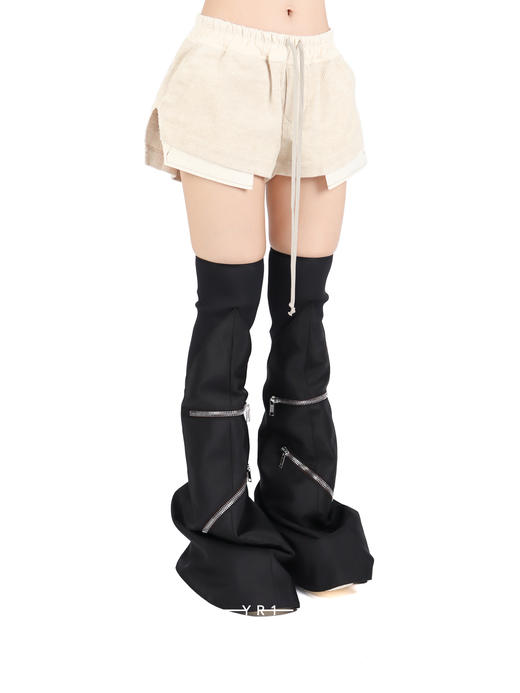 Rick Owens | CONCORDIANS FOG条绒平角短裤 商品图1