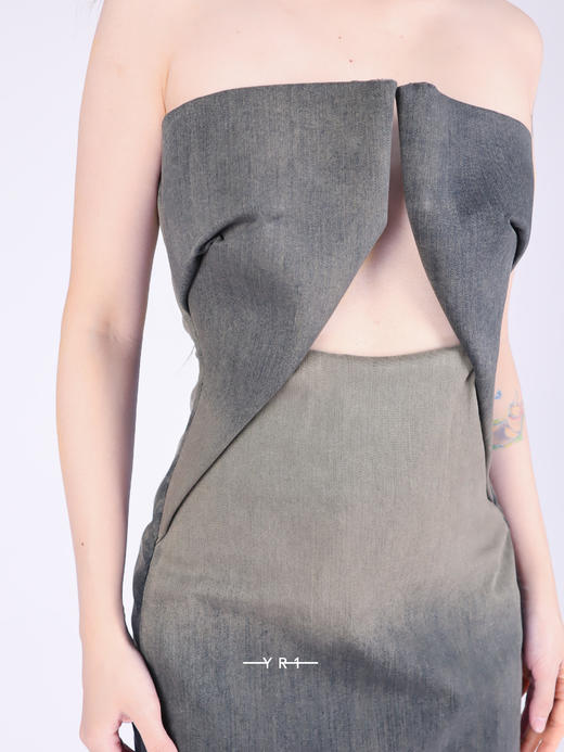 Rick Owens | CONCORDIANS 立体镂空抹胸长裙 商品图3