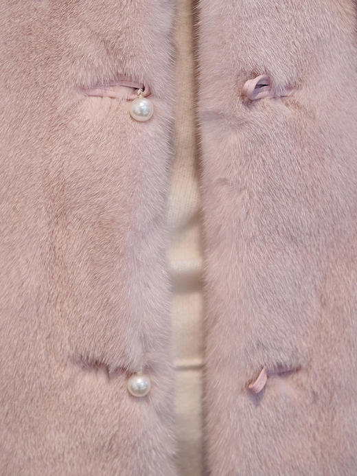 盛唐婧 | 轻奢时尚新中式粉黛倾城水貂外套 商品图4