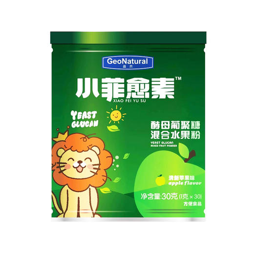 晶然小菲愈素酵母葡聚糖30袋/罐 商品图0