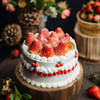 复古草莓蛋糕 商品缩略图1