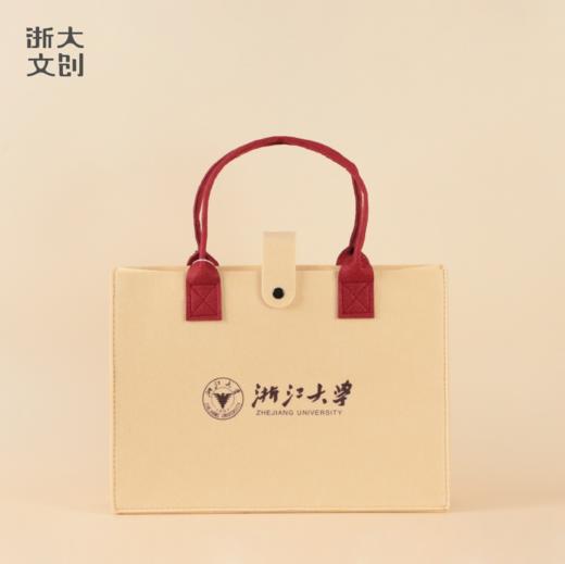 浙江大学标识系列毛毡托特包 商品图6