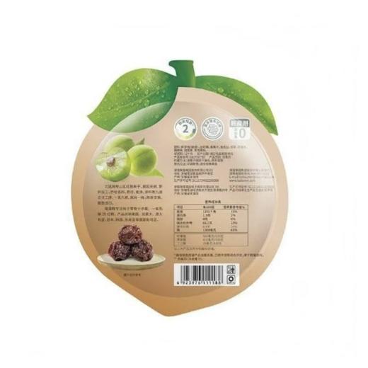 【溜溜梅】 经典休闲装梅子九制梅52g/袋 商品图2