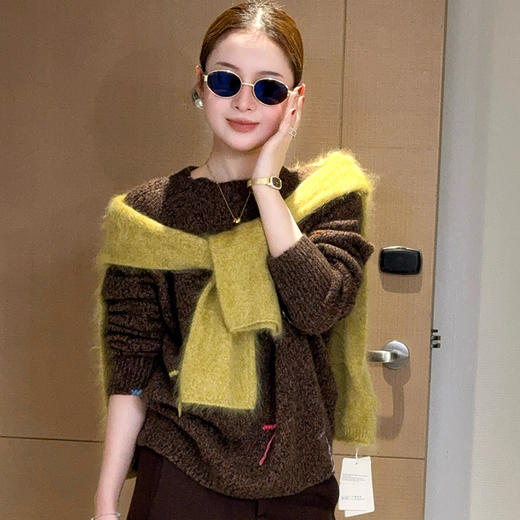 【预售7天】良木礼丝羊绒上衣（D25102831F） 商品图2