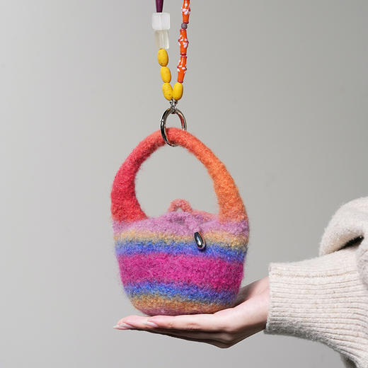 订购7周到｜PARTY-橙色 紫色 壶铃子母ruarua包组合（含三件）［印尼设计师］ 商品图10