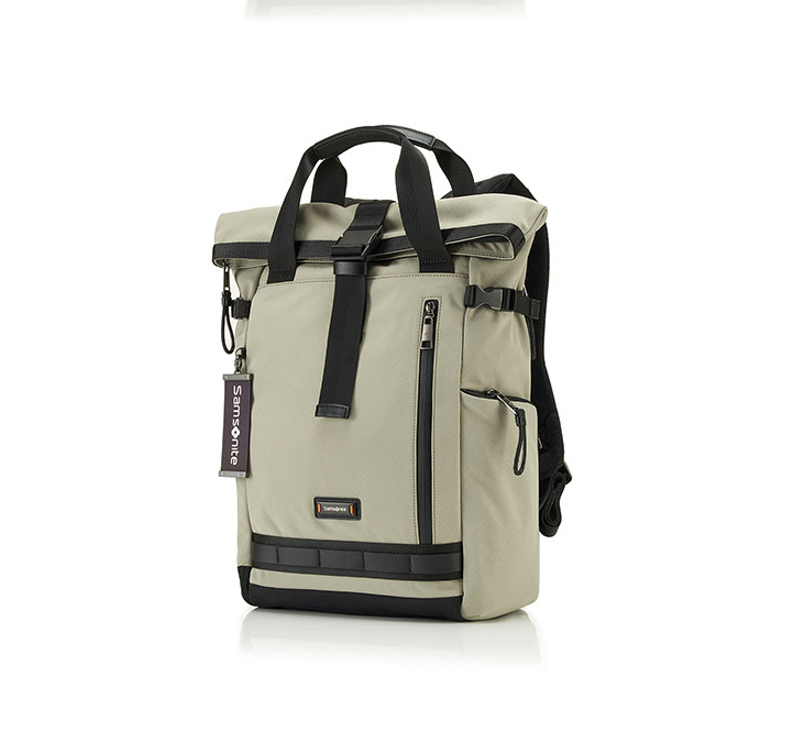 新秀丽LUCIA系列时尚轻盈可扩容卷顶双肩包TM7*201