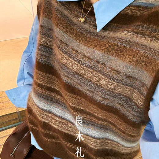 【特价不退不换】良木礼羊绒圆领背心（D25101684） 商品图3