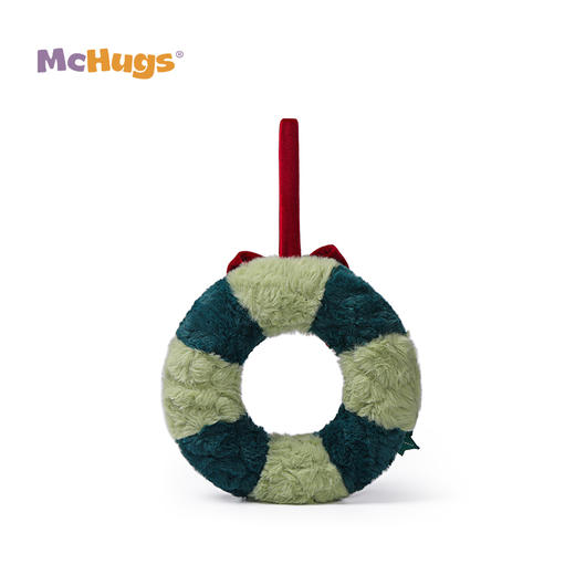 MChugs 圣诞花环小号20CM 圣诞节玩偶毛绒娃娃玩具摆件 生日礼物公仔 商品图3