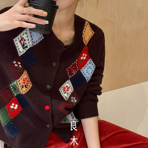 【预售7天】良木礼羊毛开衫（D25102317F） 商品图3