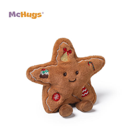 MChugs 圣诞星星姜饼 15CM 玩偶毛绒娃娃玩具生日礼物公仔 商品图3