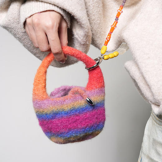 订购7周到｜PARTY-橙色 紫色 壶铃子母ruarua包组合（含三件）［印尼设计师］ 商品图8